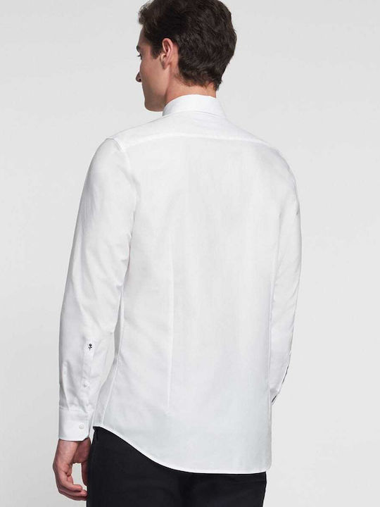 Seidensticker Men's Shirt Long Sleeve Cotton White