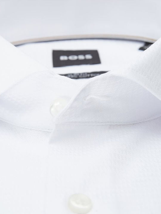 Hugo Boss Men's Shirt Long Sleeve White