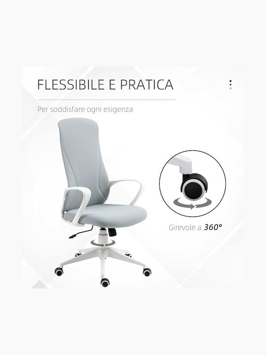 Vinsetto Office Chair with Recline Grey