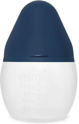 Elhee Plastic Baby Bottle Anti-Colic with Silicone Nipple for 0+, 0+ m, months Night 150ml
