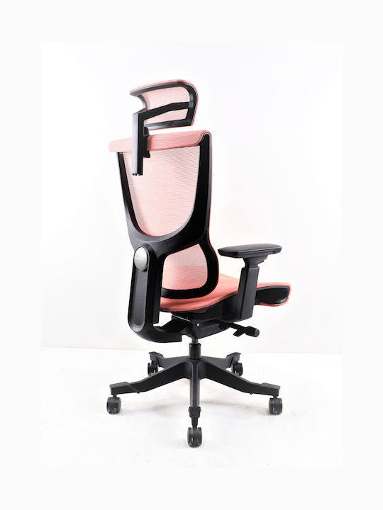 THESIS S8 Office Chair with Adjustable Arms Coral Red