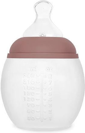 Elhee Plastic Baby Bottle Anti-colic with Silicone Teat for 0+ Months Blossom 240ml