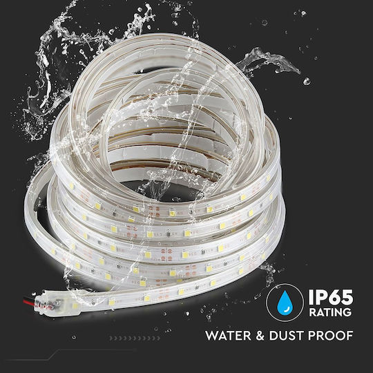 V-TAC Waterproof LED Strip 12V Green Light 5m Type SMD3528
