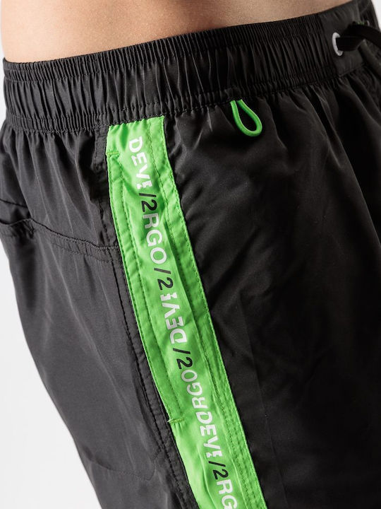 Men's Swimwear Shorts Black with Patterns