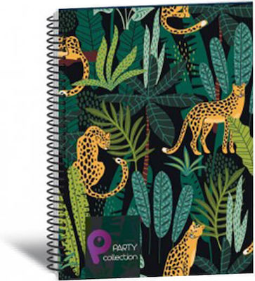 Uni Pap Spiral Notebook Ruled A4 1pcs (Μiscellaneous Designs/Colors)