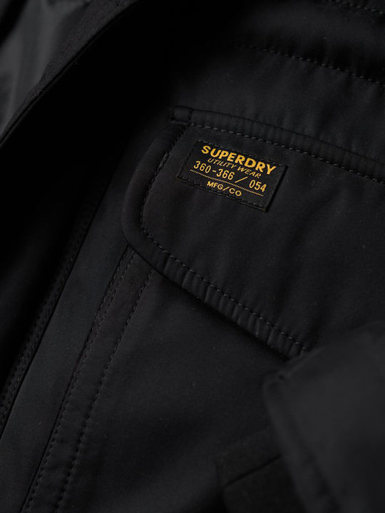 D2 Ovin Chinook Winter Jacke Parka Schwarz
