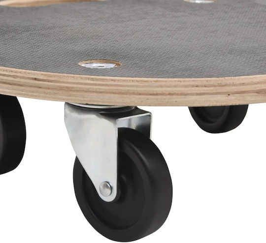 vidaXL Mobile Basis for Load Weight up to 250kg in Gray Color