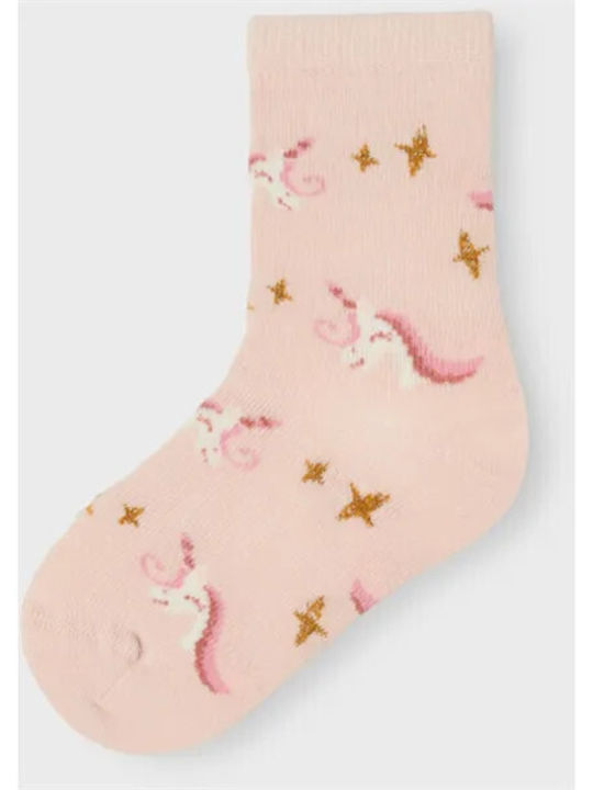 Name It Girls Knee-High Socks Pink