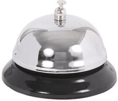 KMT Tools Metallic Bell for Hotel Reception with Diameter 6cm. 1pcs