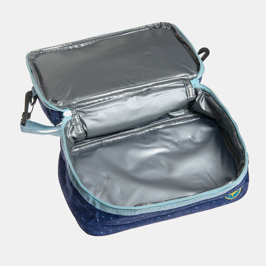 CHartini Poli The Happy Mr Kids' Insulated Shoulderbag Blue 19x15x25cm