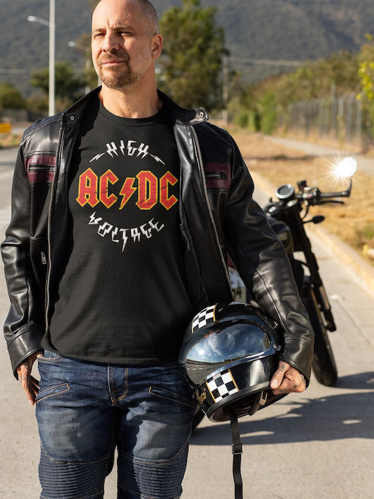 Softworld Ac/dc High Voltage T-shirt AC/DC Μαύρο