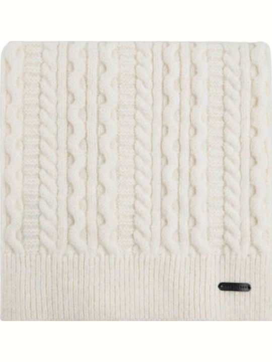 Women's Knitted Scarf White
