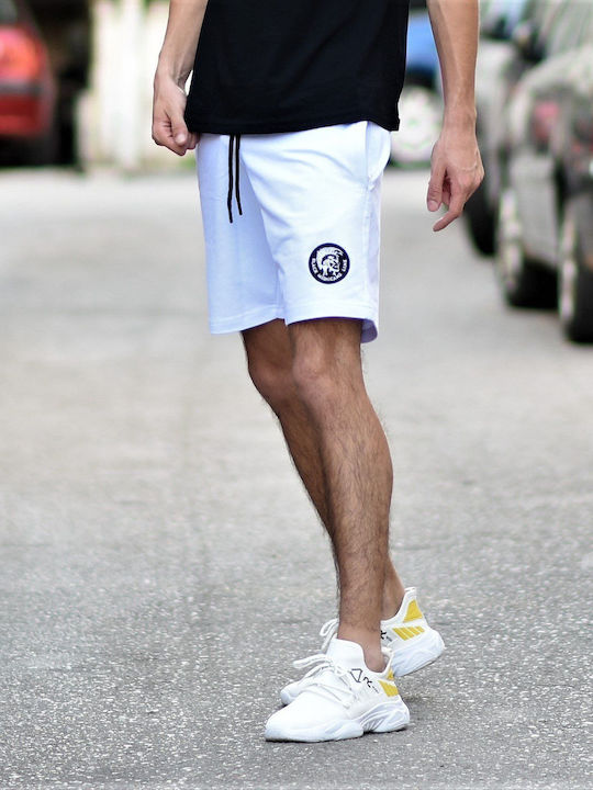Sportliche Herrenshorts Weiß
