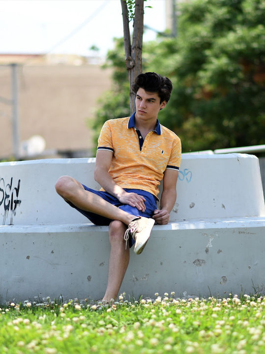 Herrenshorts Chino Blau