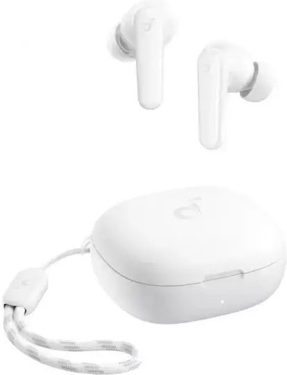 Soundcore by Anker R50i In-Ear Bluetooth-Freisprecheinrichtung Kopfhörer mit Schweißresistenz und Ladeetui Weiß