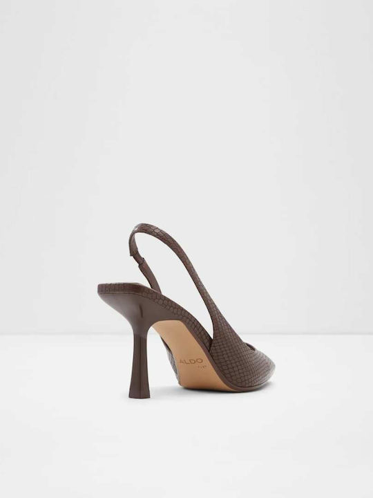 Aldo Leather Brown Heels