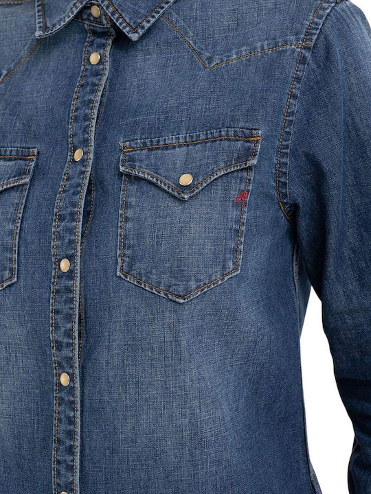 Women's Long Sleeve Shirt Blue