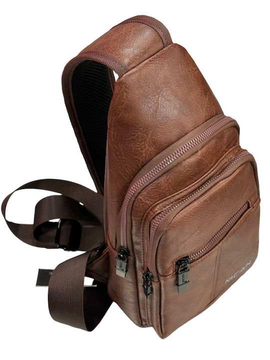 Herrentasche Sling Braun