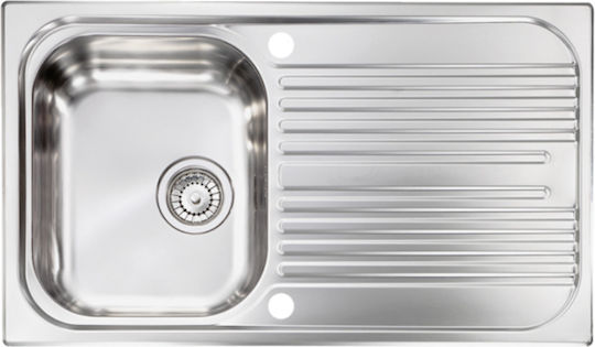 Sanitec 10693 Ένθετος Δεξιός Inox Σαγρέ Μ86xΠ50cm Ασημί Sanitec 10693 Ένθετος Δεξιός Inox Σαγρέ Μ86xΠ50cm Ασημί