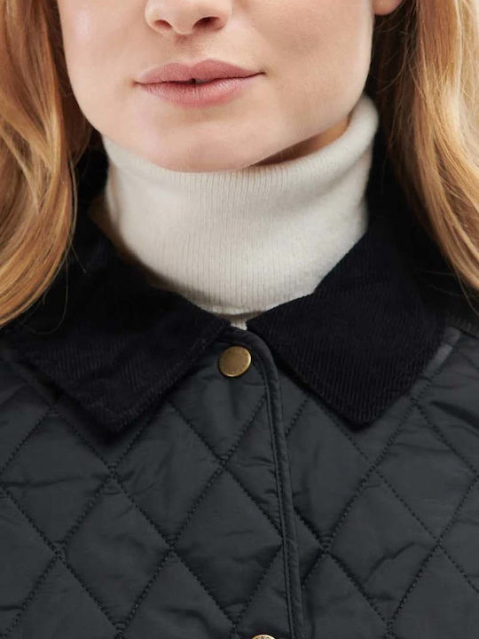 Annandale Kurz Damen Puffer Jacke Schwarz