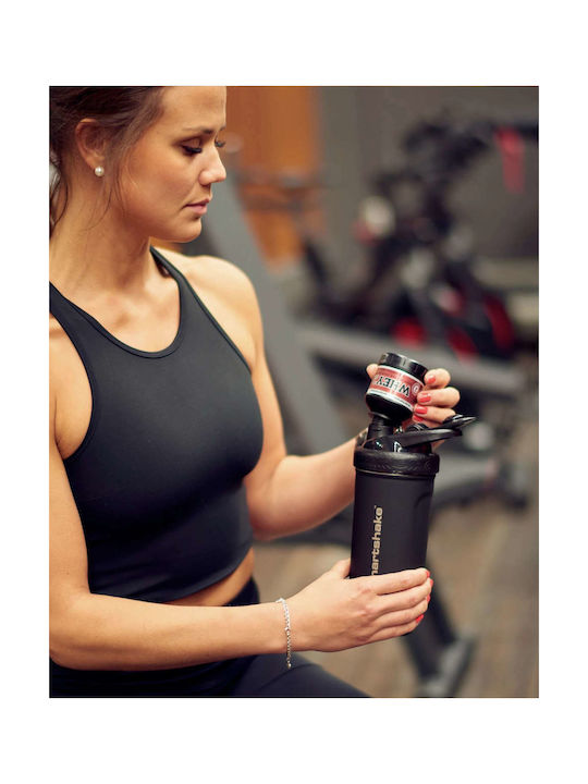 SmartShake Plastic Protein Shaker 110ml Black