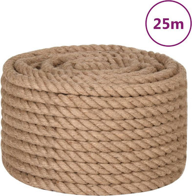 vidaXL Twisted 24mm Jute Rope 25m 0.36kg