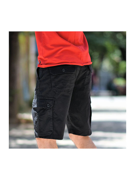 Mohicans Black Line Men's Shorts Cargo Black