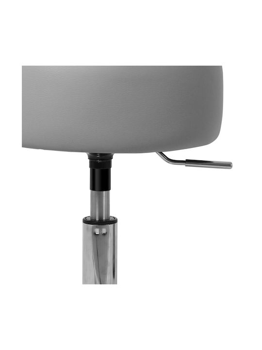 Stool Bar with Adjustable Height Gray 33x33x52-65cm