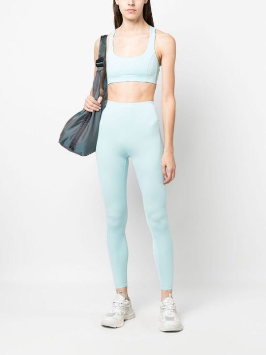 Schulung Frauen Lang Leggings Hochgeschnitten Blue
