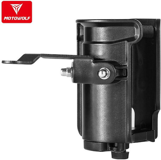 Motowolf Metalică Bază Suport Pentru Pahare De Motocicletă Reglabilă Motowolf Original Υ2