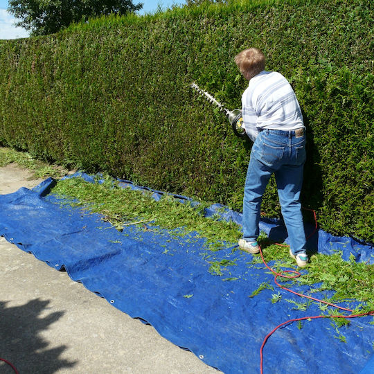 ECD Germany Waterproof Tarpaulin 180gr/m² 6x4m. Light Type Blue