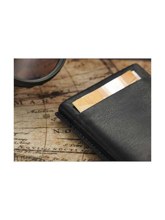 Ανδρικό Πορτοφόλι Καρτών με RFID Μαύρο