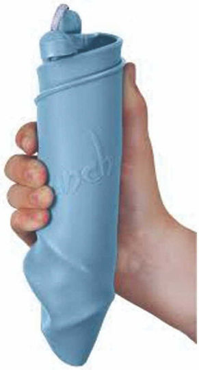 Scrunch Beach Bucket made of Silicone Purple