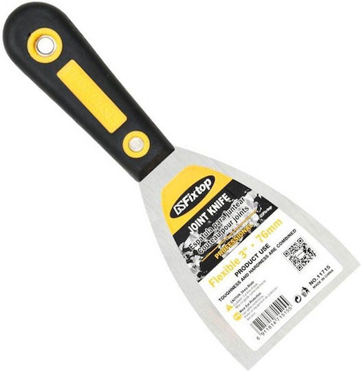 Fixtop Gemeinsames Messer Metallischός 101mm mit Kunststoffgriff 06208 AMD177-015