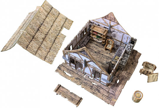 Battle Systems Material des Modells Thatched Cottage