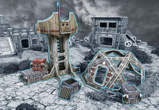 Battle Systems Фигура Макет Outlands Explorer Station
