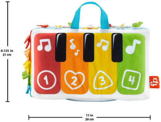 Mattel Musical Instrument Play And Kick made of Fabric with Music for 0++ Months