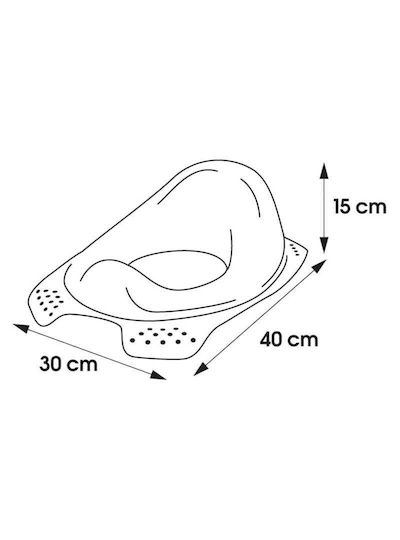 Keeeper Kleinkind Toiletten-Sitz mit Harter Oberfläche Blau 1007468000000