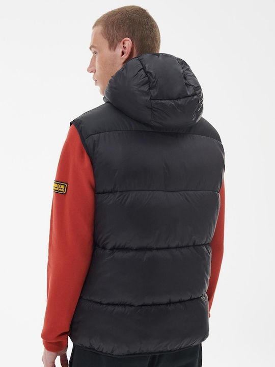 Barbour Fără mâneci Geacă pentru bărbați de iarnă Puffer Negru