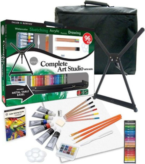 Daler Rowney Complete Art Σετ Ζωγραφικής σε Βαλιτσάκι 58x45cm 96τμχ