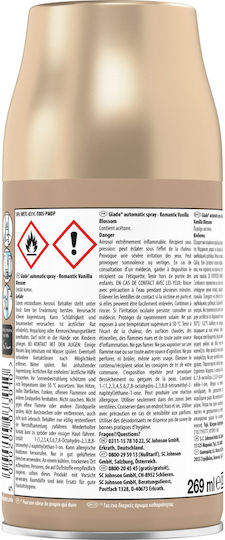 Glade Ανταλλακτικό για Συσκευή Ψεκασμού με Άρωμα Romantic Vanilla Blossom