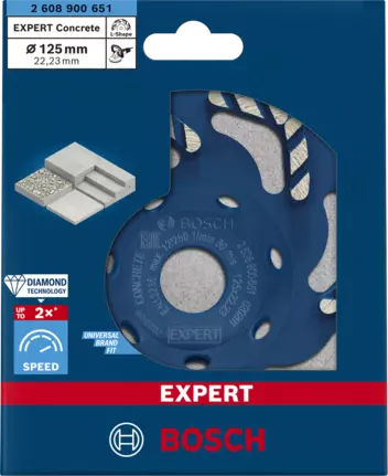 Bosch Δίσκος Λείανσης Δομικών Υλικών 125mm