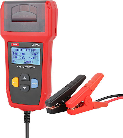 Uni-T UT675A Αναλογικό Battery Tester με Κροκοδειλάκια