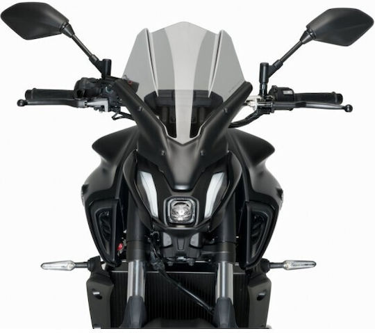 Puig Generation Touring Motorcycle Windshield & Windscreen Tinted Visor for Yamaha MT-07 20619N