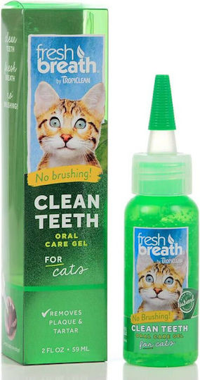 Tropiclean Clean Teeth Gel Οδοντικού Καθαρισμού 59ml