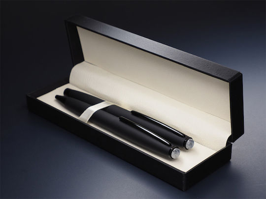 Pularys Комплект Химикалки Rollerball Черен