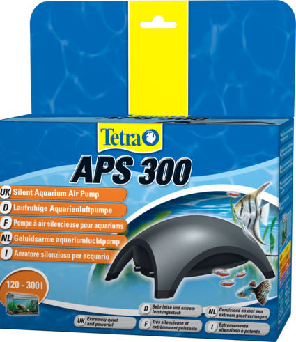 Tetra Aps 300 Aquarium Air Pump Double Outlet with Maximum Adjustable Flow Speed 300lt/h