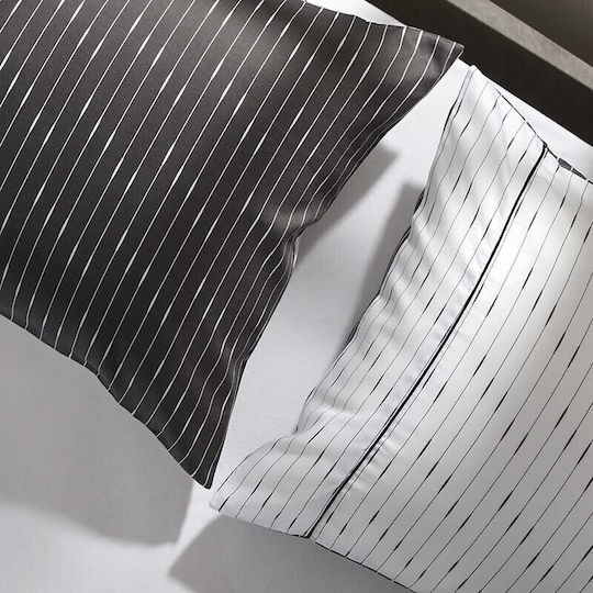 Hauz Bettbezug-Set King Size mit 2 Kissenbezügen 270x250 Gray