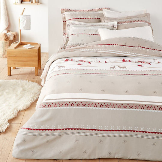 So'Home Duvet Cover Cotton Single 140x200 Beige