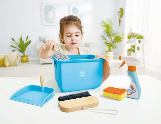 Hape Scoot Around Clean Up Bucket for 3+ Years 7 Pieces